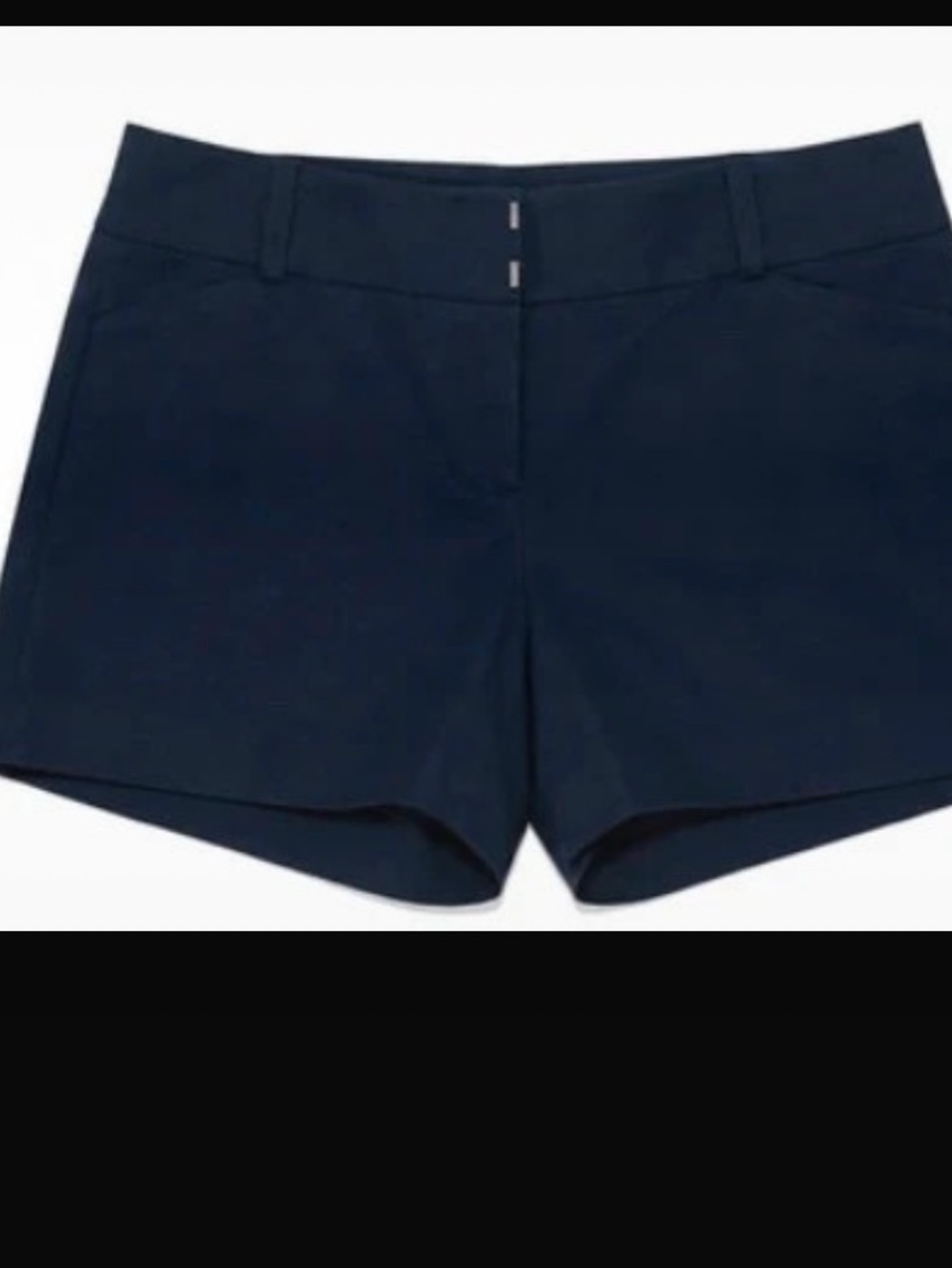 The Limited Navy High-Waist Tailored Shorts